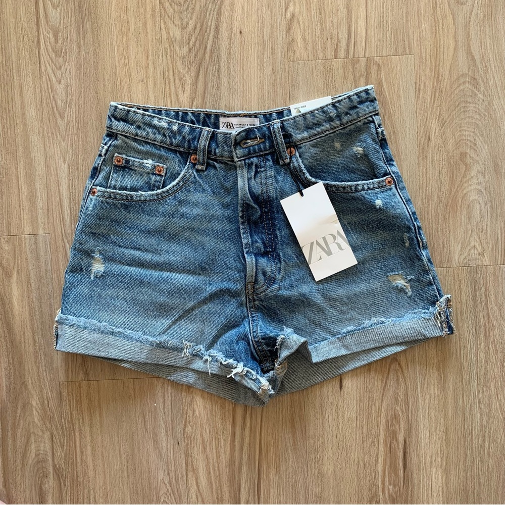 Zara denim shorts
